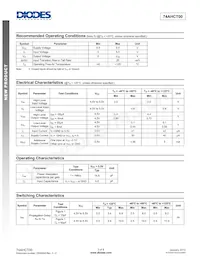 74AHCT00S14-13 Datasheet Page 3