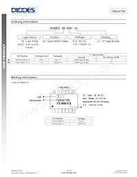 74AHCT00S14-13 Datasheet Pagina 5