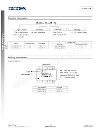 74AHCT04T14-13 Datasheet Pagina 5