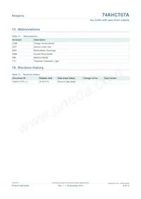 74AHCT07APWJ Datasheet Pagina 9