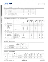 74AHCT14T14-13 Datasheet Pagina 3