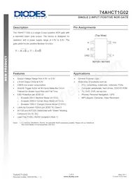74AHCT1G02SE-7 Datasheet Cover