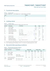 74AHCT1G07GV Datasheet Page 4