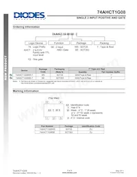 74AHCT1G08SE-7 Datasheet Page 6