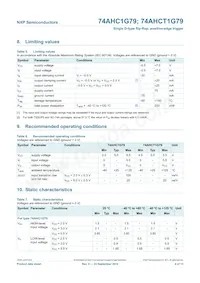 74AHCT1G79GW Datasheet Page 5