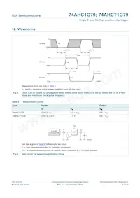 74AHCT1G79GW Datasheet Page 8