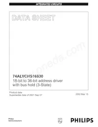 74ALVCHS16830DGB Datasheet Cover