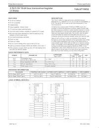 74ALVT16652DL Datasheet Page 2