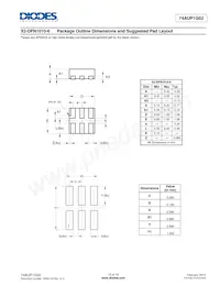 74AUP1G02SE-7 Datasheet Page 13
