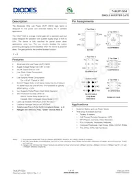 74AUP1G04FW4-7 Datasheet Cover