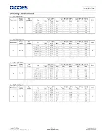 74AUP1G04FW4-7 Datasheet Page 6