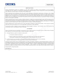 74AUP1G04FW4-7 Datasheet Page 16