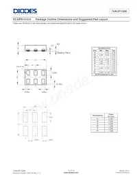 74AUP1G06FX4-7 Datasheet Page 14