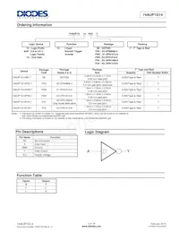 74AUP1G14FZ4-7 Datasheet Page 2