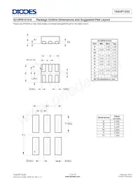 74AUP1G32FZ4-7 Datasheet Page 13