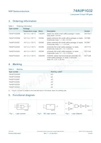74AUP1G32GW/DG Datasheet Page 3