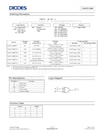 74AUP1G86FX4-7 Datasheet Page 2