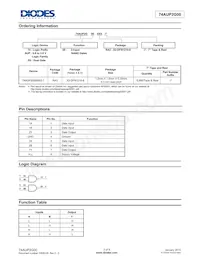 74AUP2G00RA3-7 Datasheet Page 2