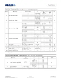 74AUP2G04DW-7 Datasheet Page 5
