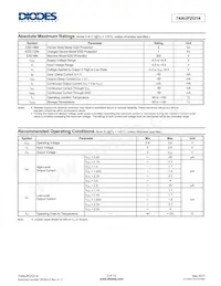 74AUP2G14DW-7 Datasheet Page 3