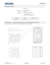 74AUP2G32RA3-7 Datasheet Page 8