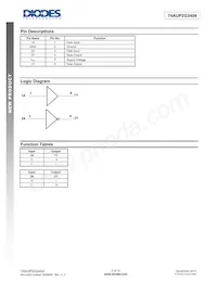 74AUP2G3404FW4-7 Datasheet Page 2