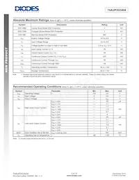 74AUP2G3404FW4-7 Datasheet Page 3