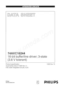 74AVC16244DGG Datasheet Page 2