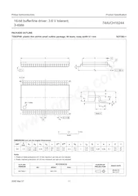 74AVCH16244DGG Datasheet Pagina 12