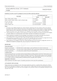 74AVCH16244DGG Datasheet Pagina 14