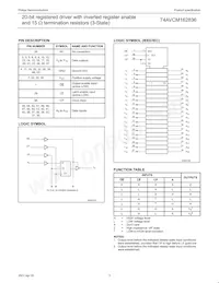 74AVCM162836DGG:11 Datasheet Page 3