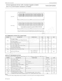 74AVCM162836DGG:11 Datasheet Page 4