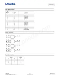 74HC00S14-13 Datasheet Page 2