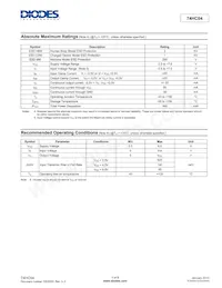 74HC04T14-13 Datasheet Page 3