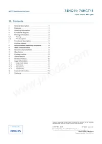 74HC11N Datasheet Page 15