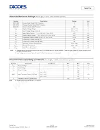 74HC14S14-13 Datasheet Page 3