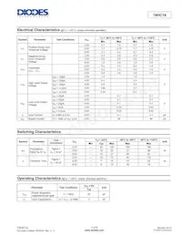 74HC14S14-13 Datasheet Page 4