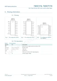 74HC174N Datasheet Page 3