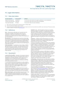 74HC174N Datasheet Page 16