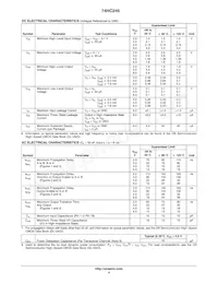74HC245DTR2G Datasheet Page 4