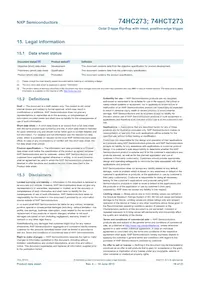 74HC273N Datasheet Page 19