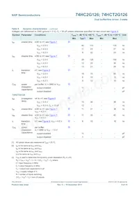 74HC2G126DC Datasheet Page 6