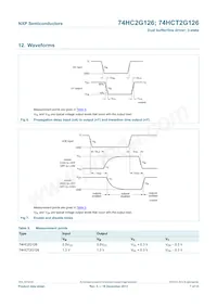 74HC2G126DC Datasheet Page 7