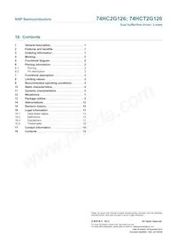74HC2G126DC Datasheet Page 15
