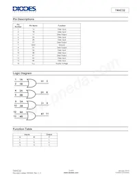 74HC32S14-13 Datasheet Page 2