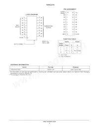 74HC374DTR2G Datasheet Page 2