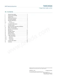 74HC4024N Datasheet Pagina 19