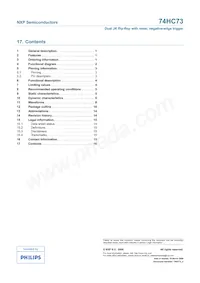 74HC73N Datasheet Page 16