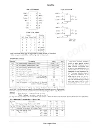 74HC74DTR2G Datasheet Page 2