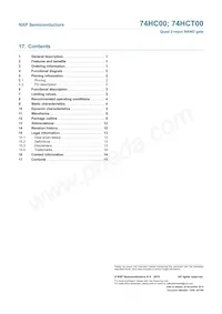 74HCT00N Datasheet Page 16